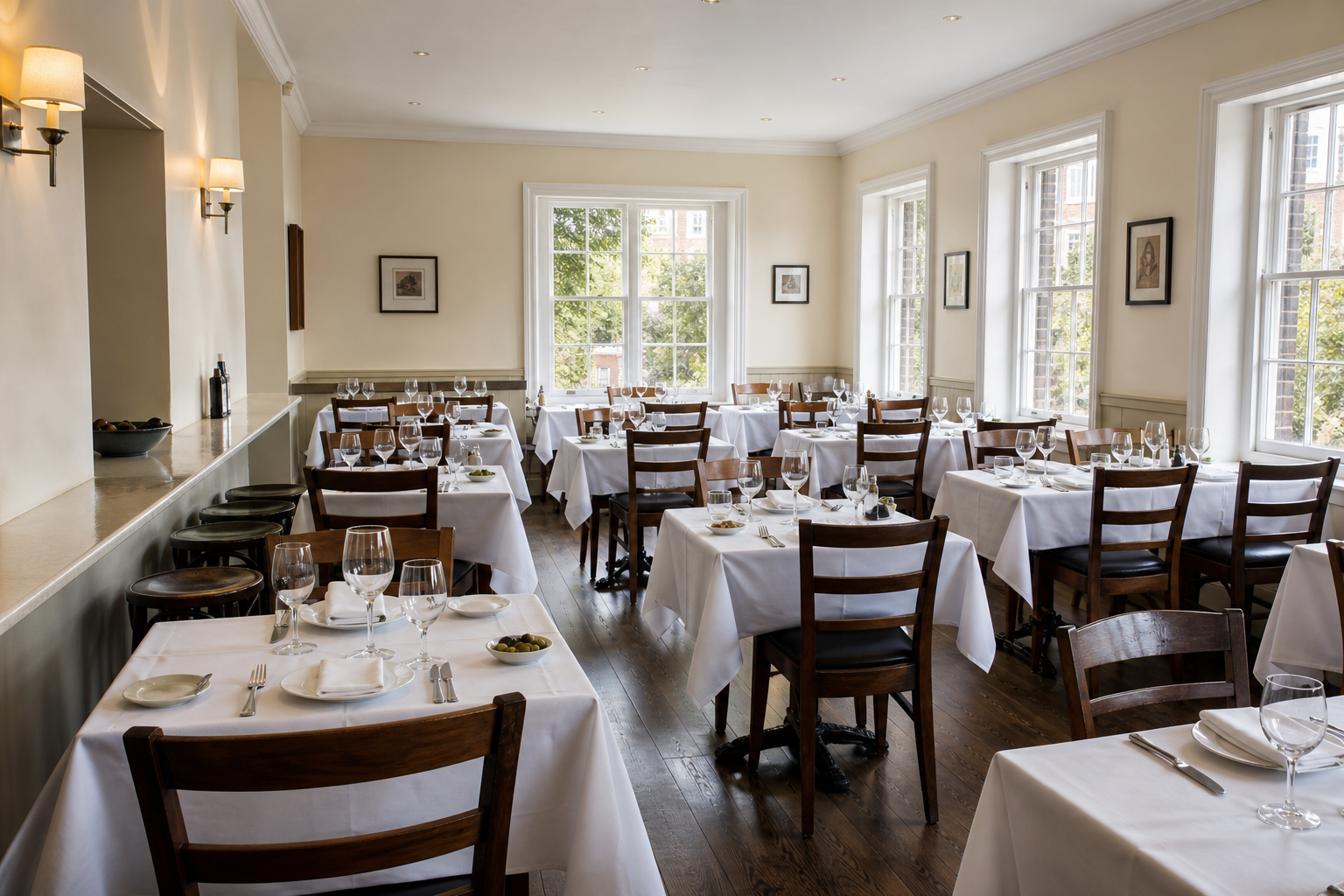 An illustrative AI-generated photograph representing a restaurant in Otley. Not a photograph of the business itself.