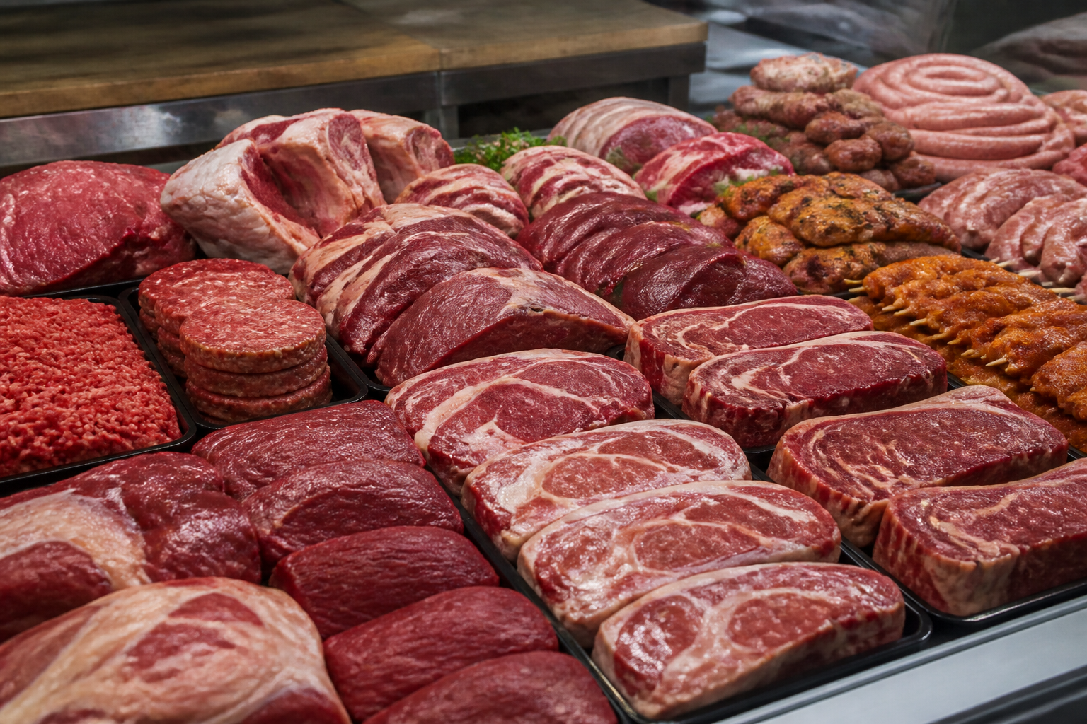 AI-generated image representing a Butcher in Horsforth — illustrative, not a photograph of Allan Morton - Butchers Of Distinction.