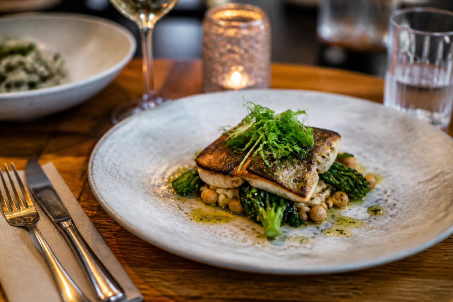 AI-generated image representing a Restaurant in Kirkstall — illustrative, not a photograph of Arusuvai Restaurant.