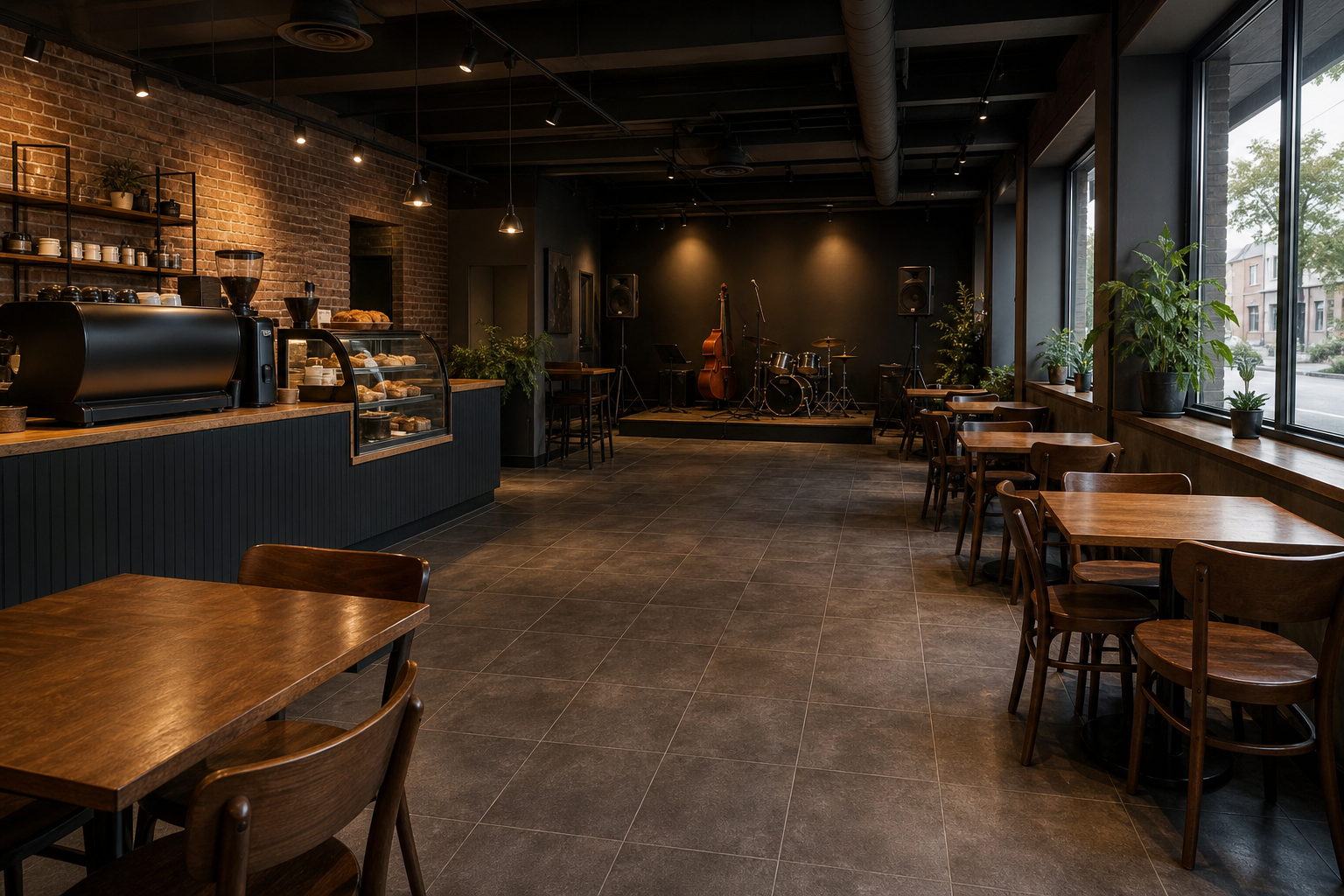 An illustrative AI-generated photograph representing a café in Wetherby. Not a photograph of the business itself.
