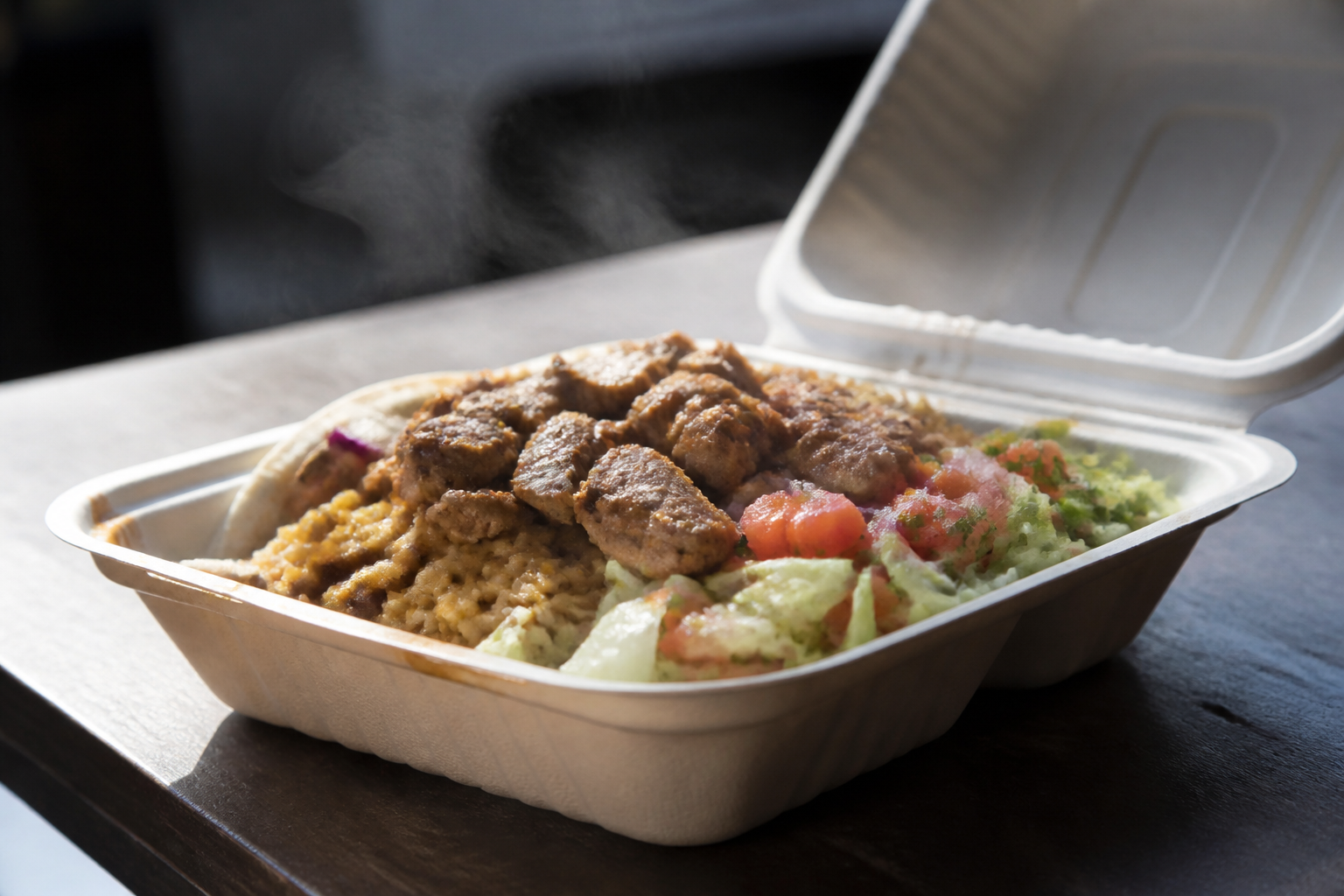 AI-generated image representing a Takeaway in Chapel Allerton — illustrative, not a photograph of Cabin Caribbean Cuisine.