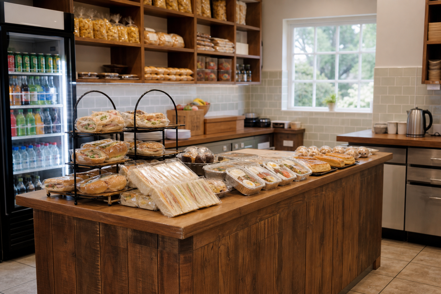 An illustrative AI-generated photograph representing a café in Bramley. Not a photograph of the business itself.