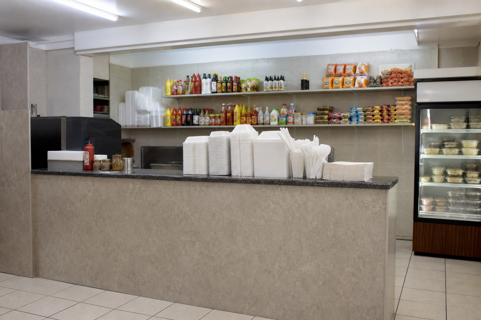An illustrative AI-generated photograph representing a takeaway in Armley. Not a photograph of the business itself.