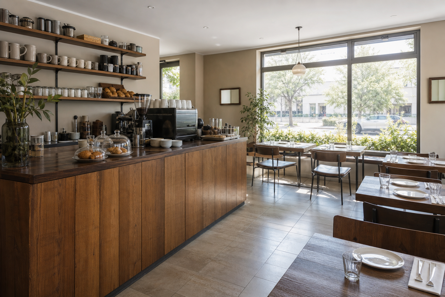 An illustrative AI-generated photograph representing a café in Otley. Not a photograph of the business itself.