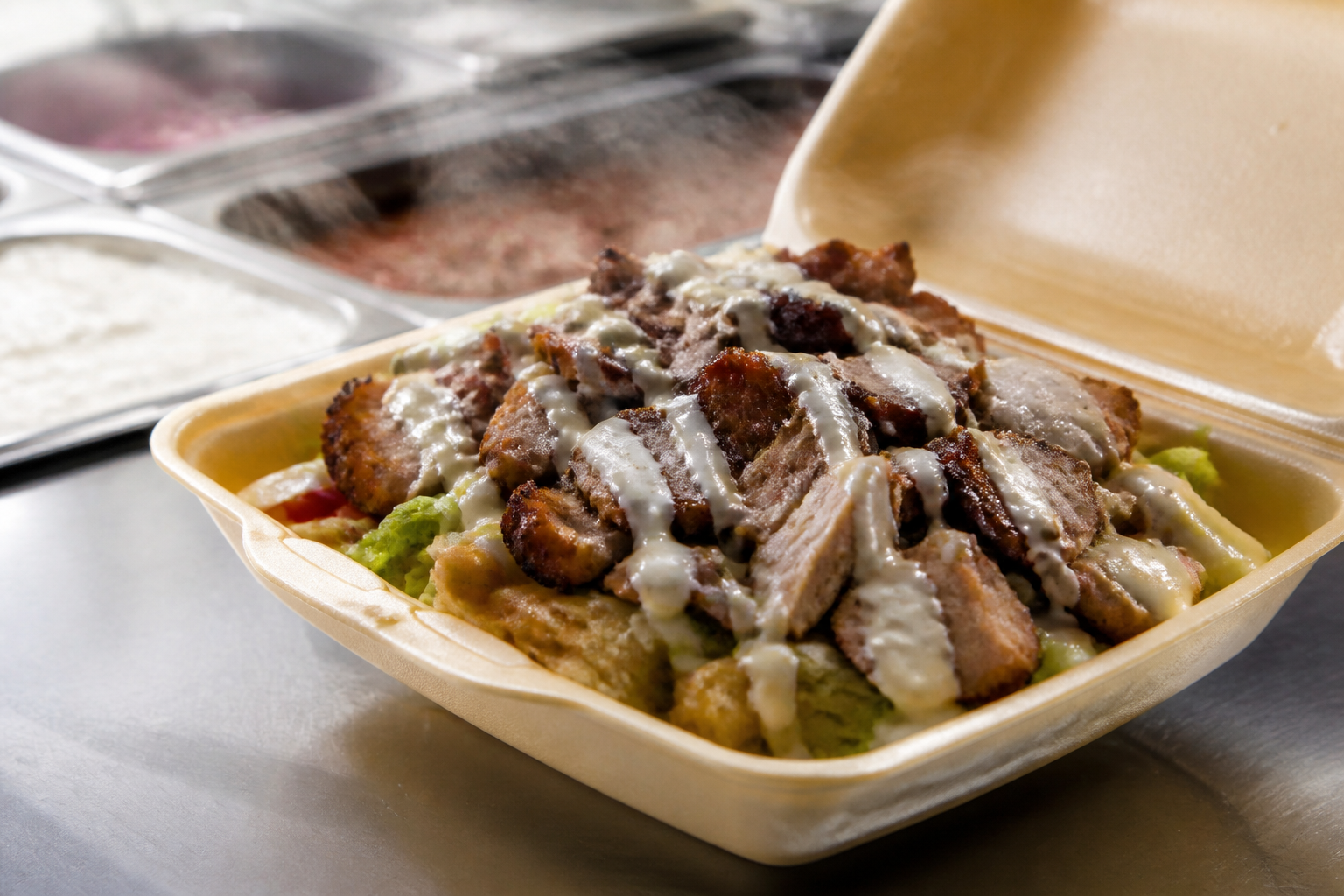 AI-generated image representing a Takeaway in Horsforth — illustrative, not a photograph of Desserts King.