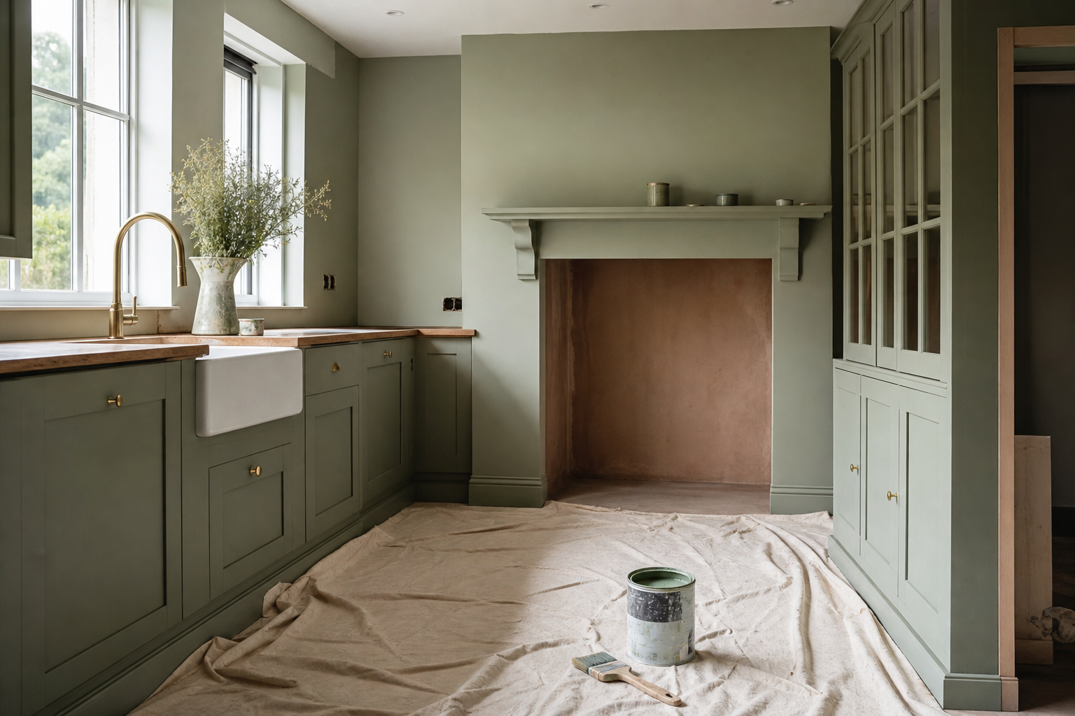 AI-generated image representing a decorating project in Horsforth — illustrative, not a photograph of Expressions Interiors.