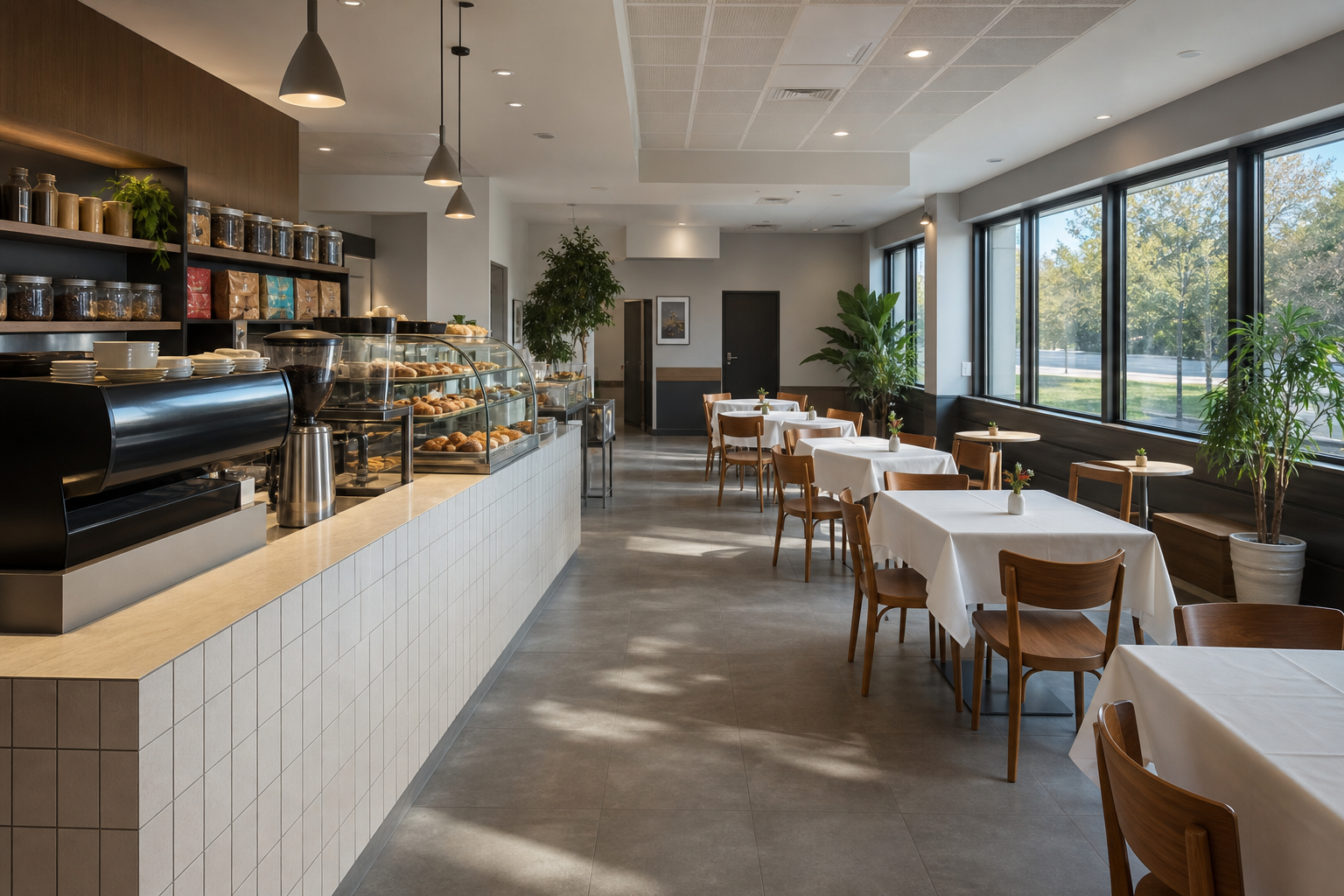 An illustrative AI-generated photograph representing a café in Armley. Not a photograph of the business itself.