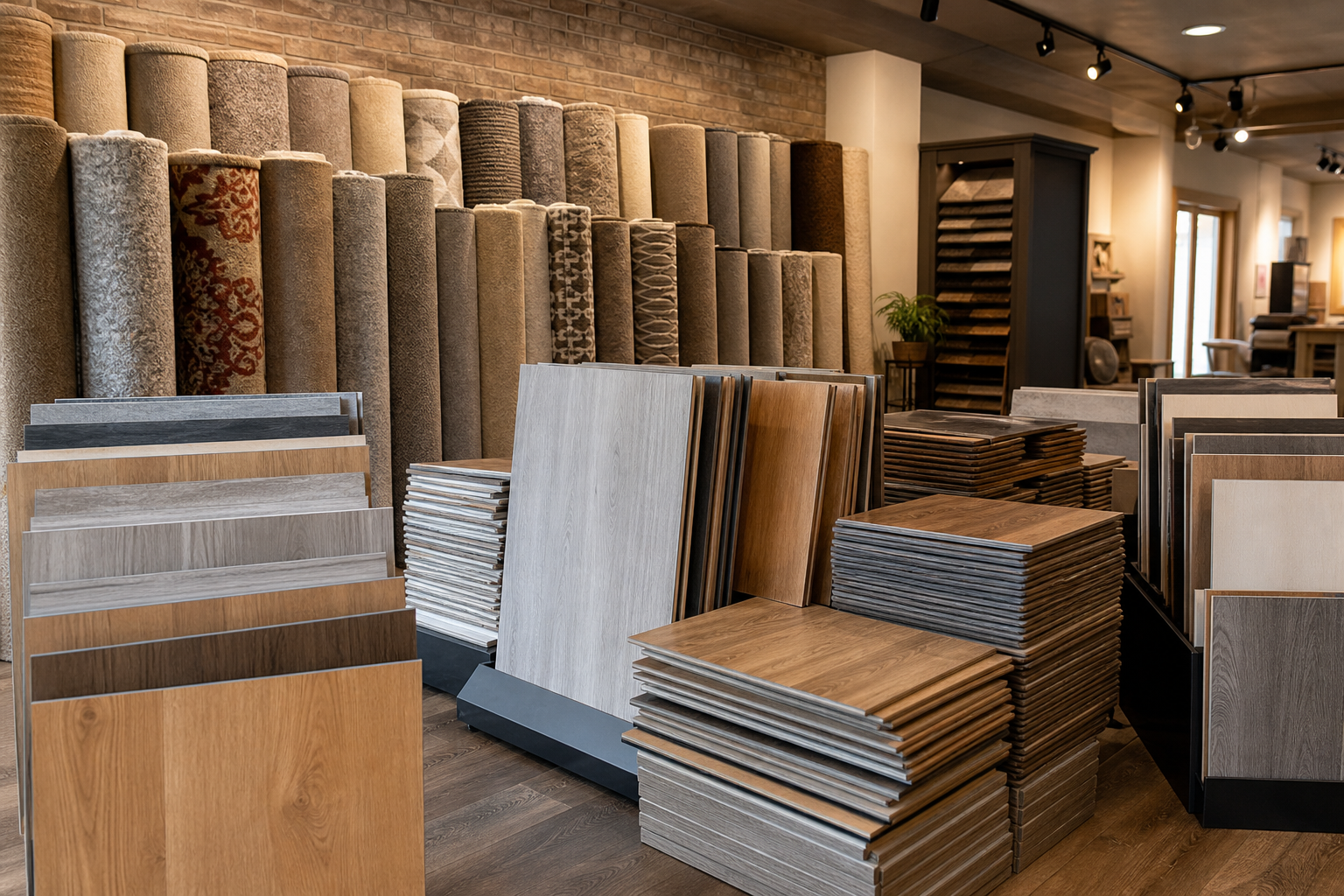 AI-generated image representing a flooring shop in Horsforth — illustrative, not a photograph of Flooring 4 UK.