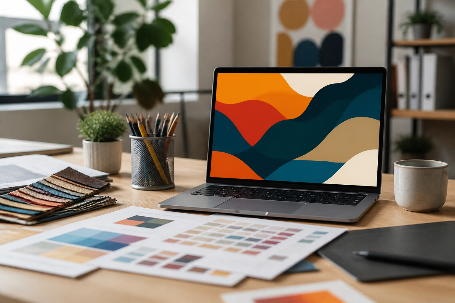 AI-generated image representing a Web & graphic design in Chapel Allerton — illustrative, not a photograph of Fresh Brew Digital.