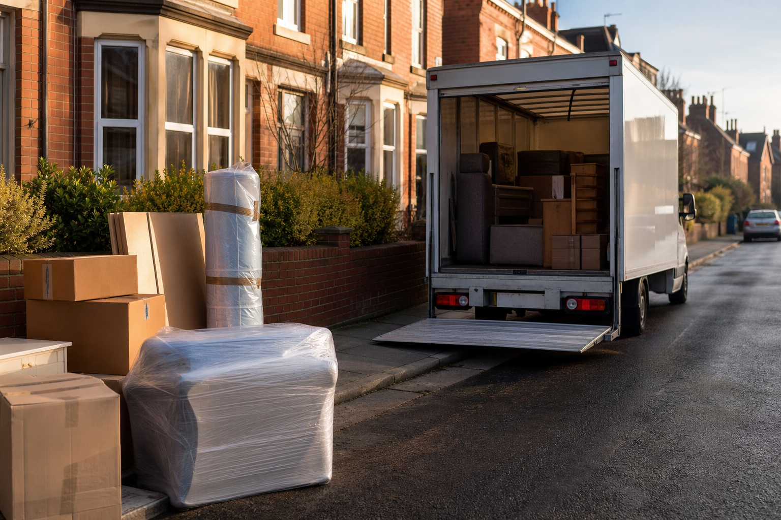 AI-generated image representing a removals service in Kirkstall — illustrative, not a photograph of GB Moves.