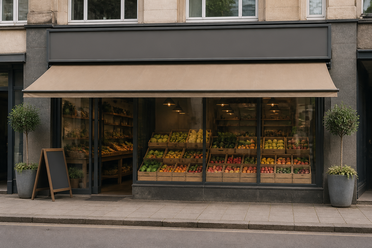 AI-generated image representing a Grocer in Chapel Allerton — illustrative, not a photograph of George And Joseph Cheesemongers.