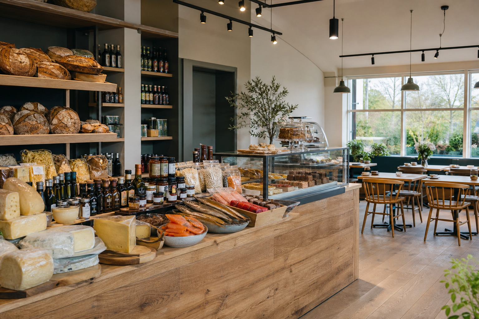 An illustrative AI-generated photograph representing a delicatessen in Oakwood. Not a photograph of the business itself.