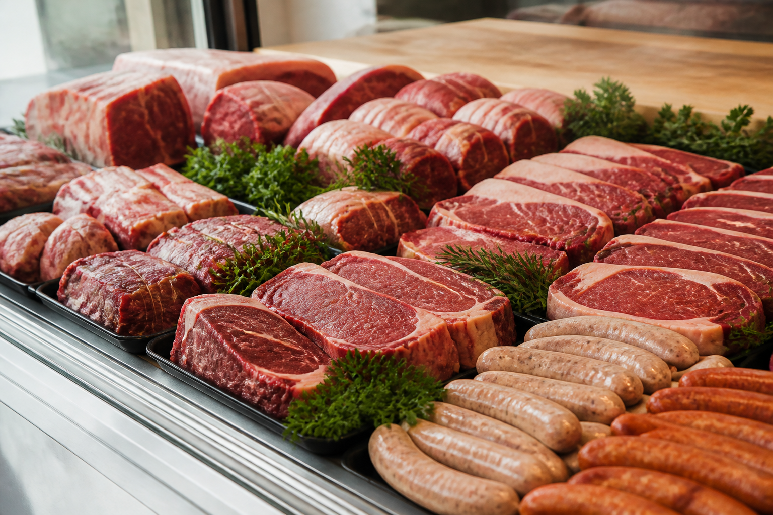 AI-generated image representing a Butcher in Headingley — illustrative, not a photograph of Headingley Farm Butchers.