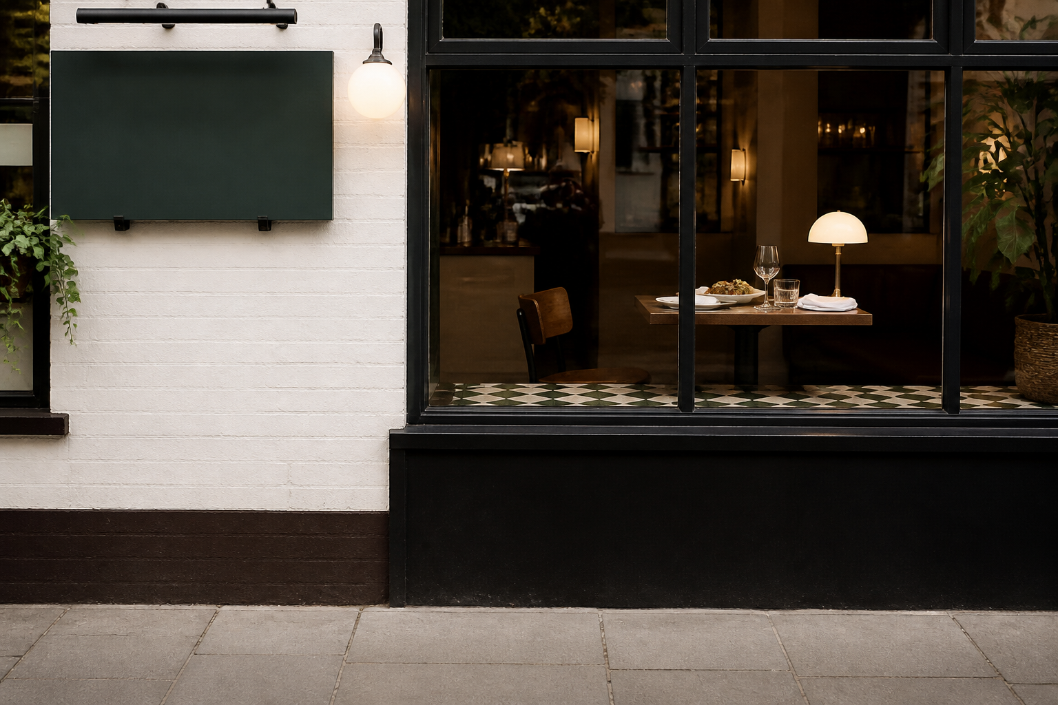 AI-generated image representing a Restaurant in Chapel Allerton — illustrative, not a photograph of Hern.