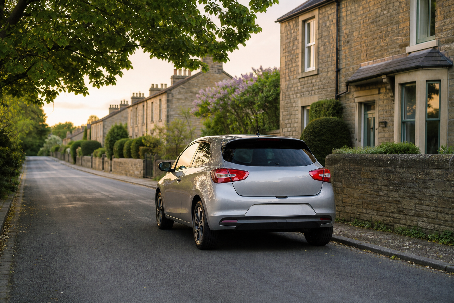 AI-generated image representing a driving school in Horsforth — illustrative, not a photograph of Horsforth Driving School.
