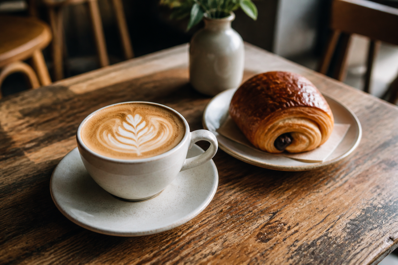 AI-generated image representing a Café in Headingley — illustrative, not a photograph of Jinos Thai Cafe.