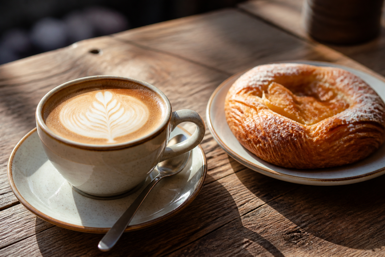 AI-generated image representing a Café in Headingley — illustrative, not a photograph of Lento Cafe And Bar.