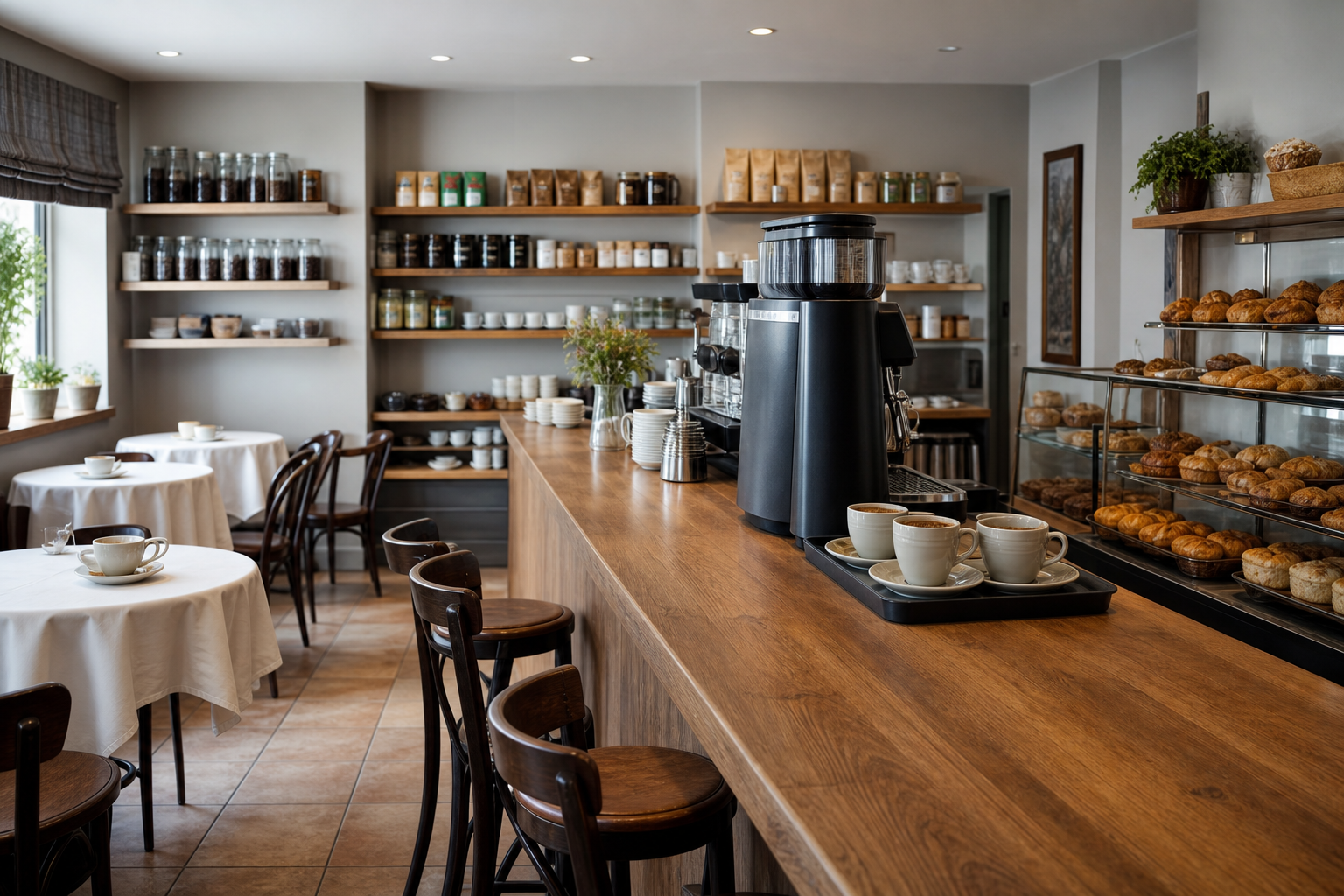 An illustrative AI-generated photograph representing a café in Armley. Not a photograph of the business itself.