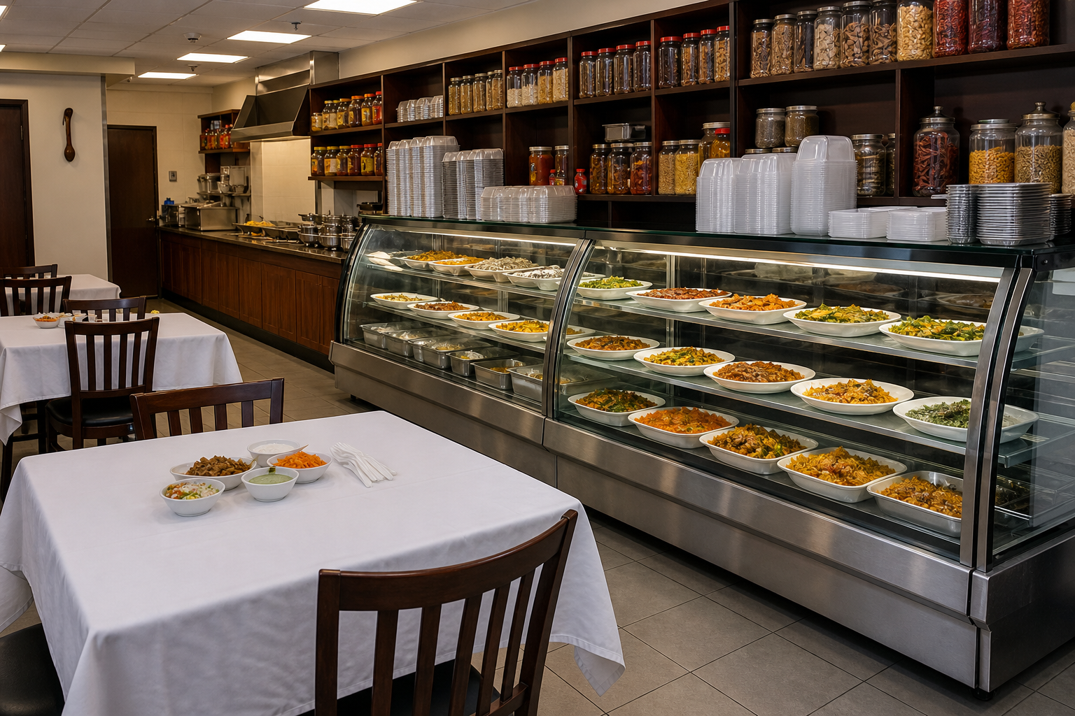 An illustrative AI-generated photograph representing a restaurant in Armley. Not a photograph of the business itself.