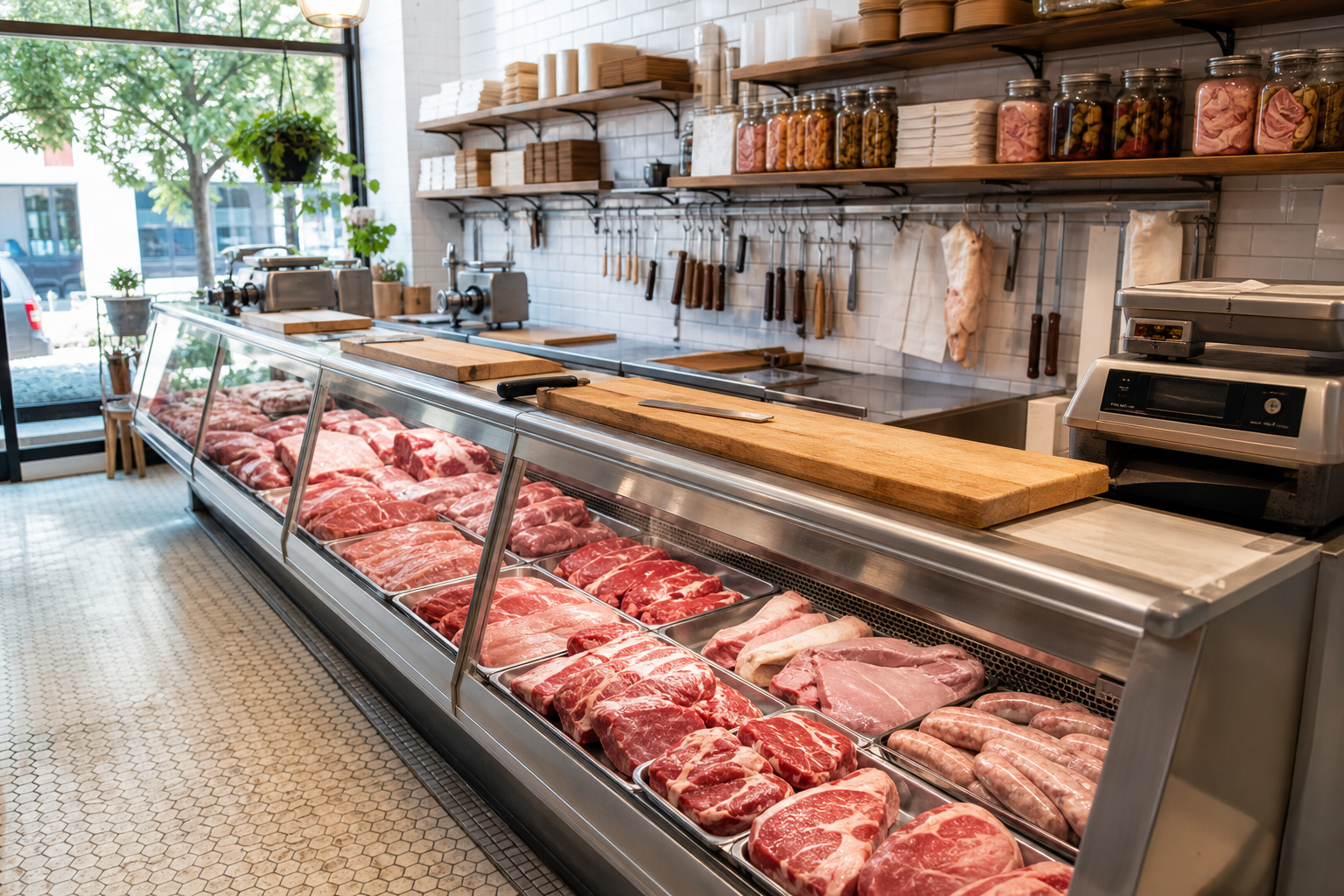 An illustrative AI-generated photograph representing a butcher in Cross Gates. Not a photograph of the business itself.