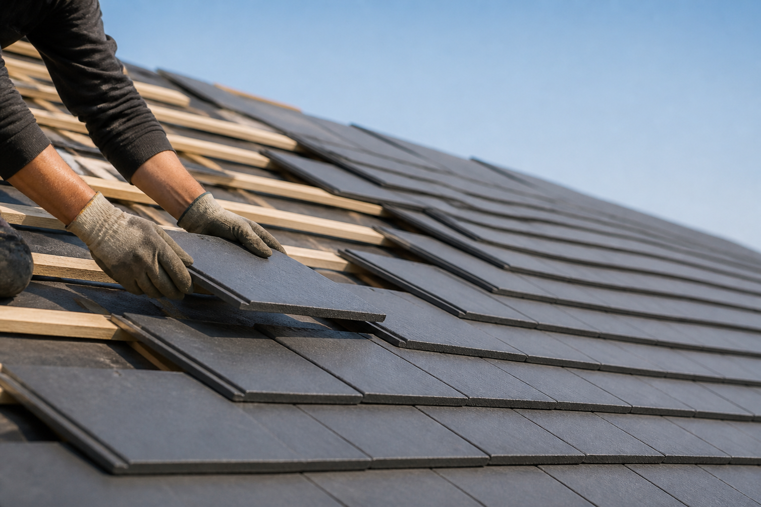 AI-generated image representing a Roofer in Chapel Allerton — illustrative, not a photograph of Marcher Roofing.