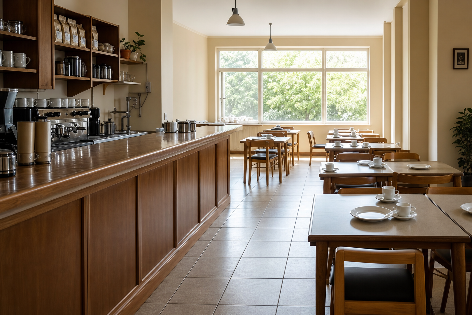 An illustrative AI-generated photograph representing a café in Armley. Not a photograph of the business itself.