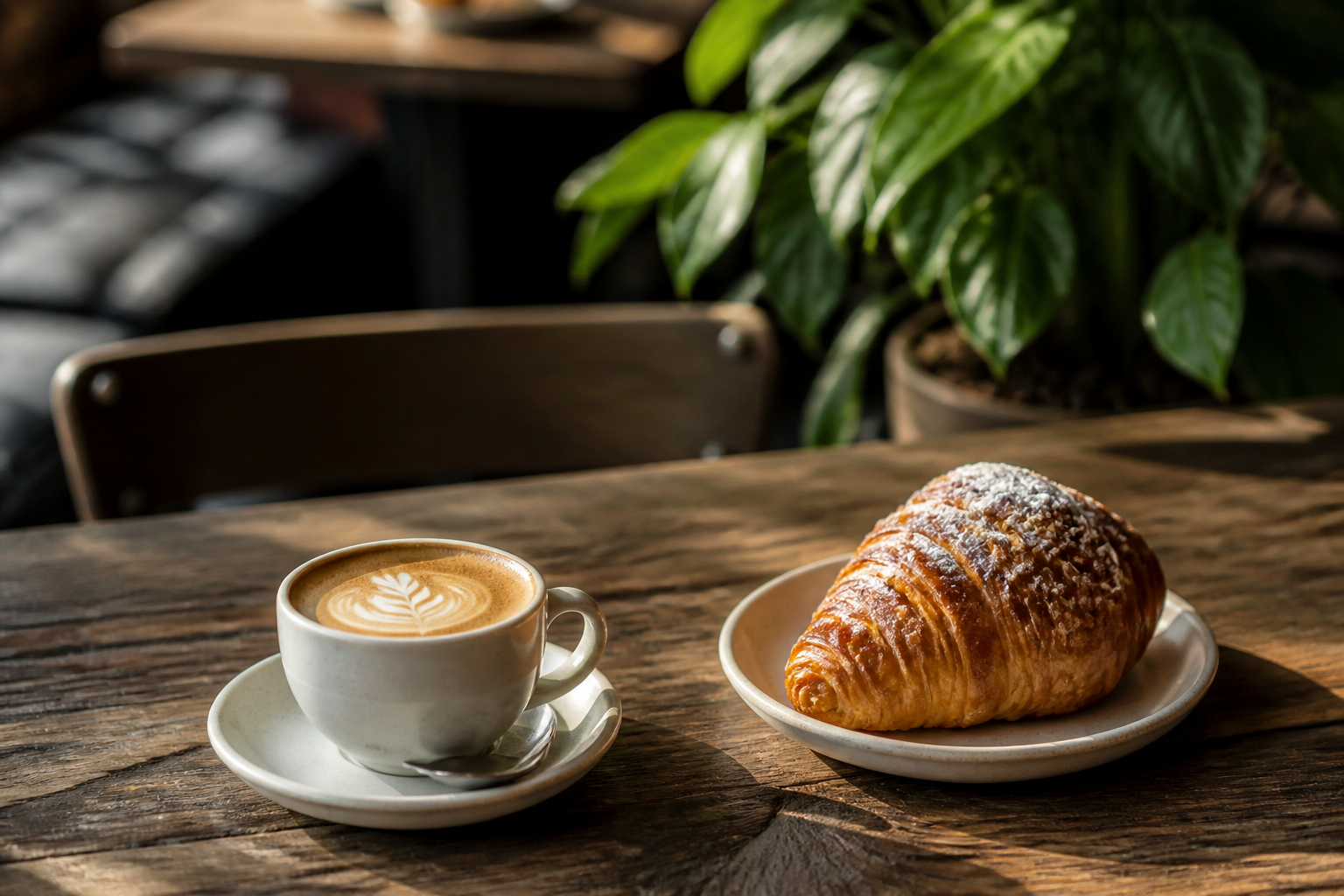AI-generated image representing a Café in Kirkstall — illustrative, not a photograph of Mog's Cafe.