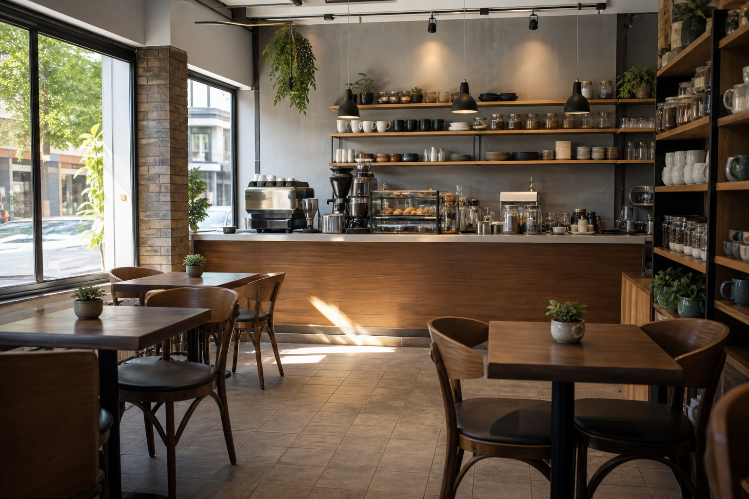 An illustrative AI-generated photograph representing a café in Harehills. Not a photograph of the business itself.