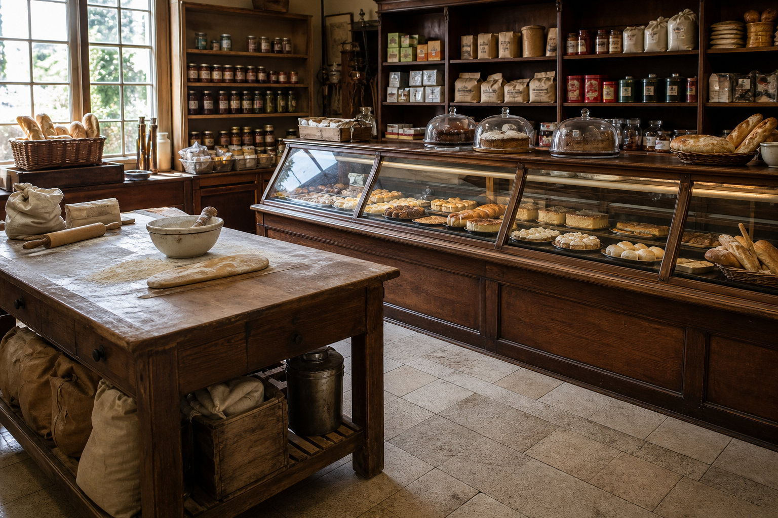 An illustrative AI-generated photograph representing a bakery in Armley. Not a photograph of the business itself.