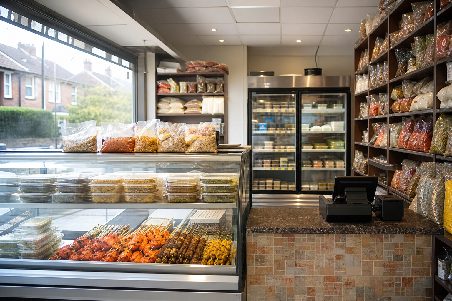 An illustrative AI-generated photograph representing a takeaway in Guiseley. Not a photograph of the business itself.