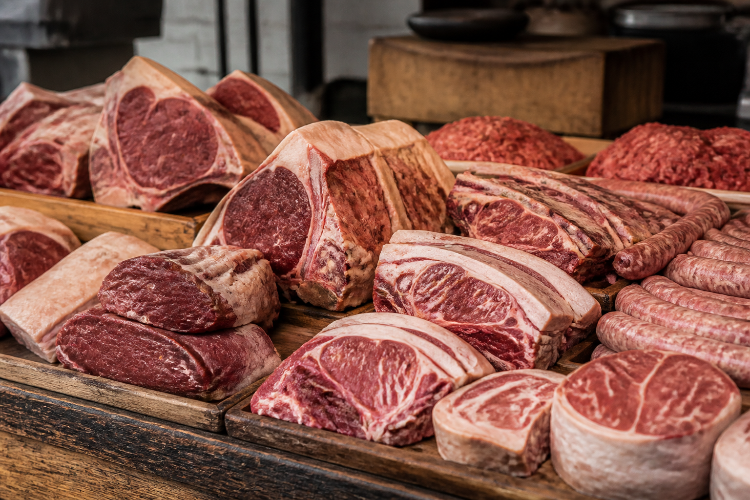 AI-generated image representing a Butcher in Chapel Allerton — illustrative, not a photograph of Neil Smith Quality Butchers.