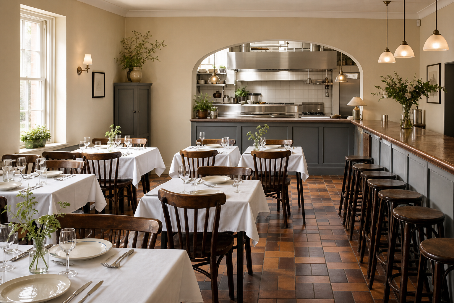 An illustrative AI-generated photograph representing a restaurant in Otley. Not a photograph of the business itself.