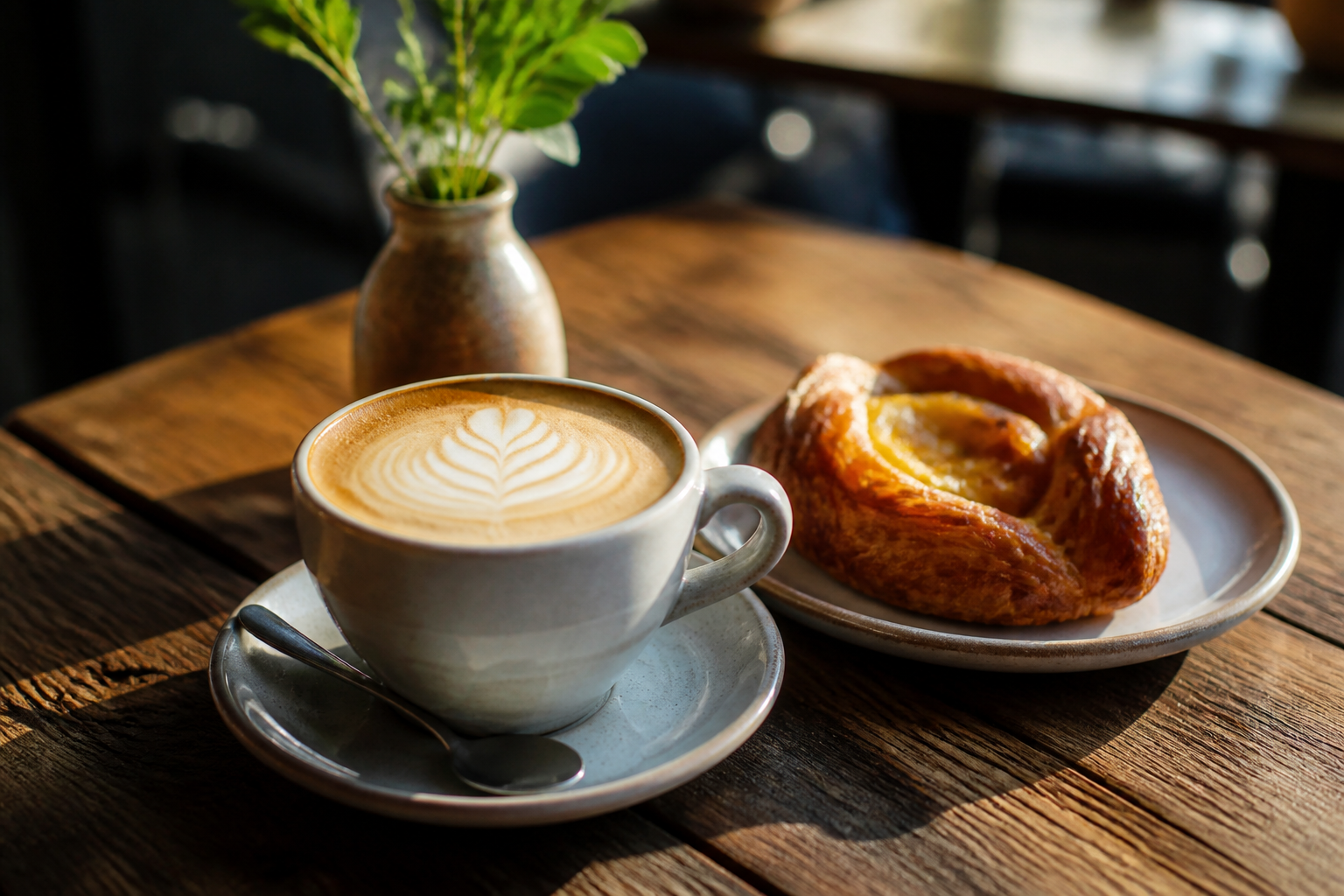 AI-generated image representing a Café in Chapel Allerton — illustrative, not a photograph of Opposite Cafe.