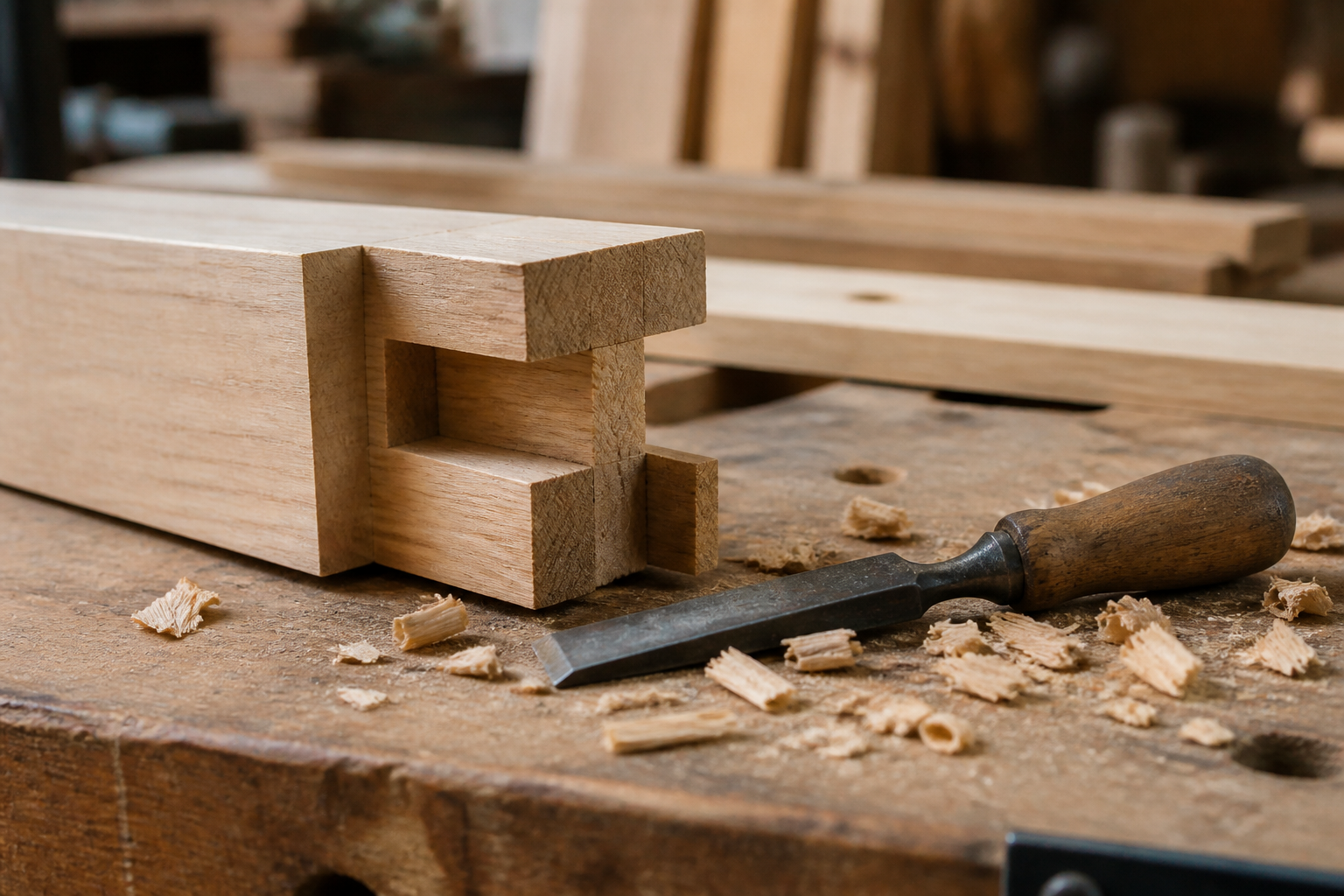 AI-generated image representing a Joiner & carpenter in Chapel Allerton — illustrative, not a photograph of Paul Hall Joinery.
