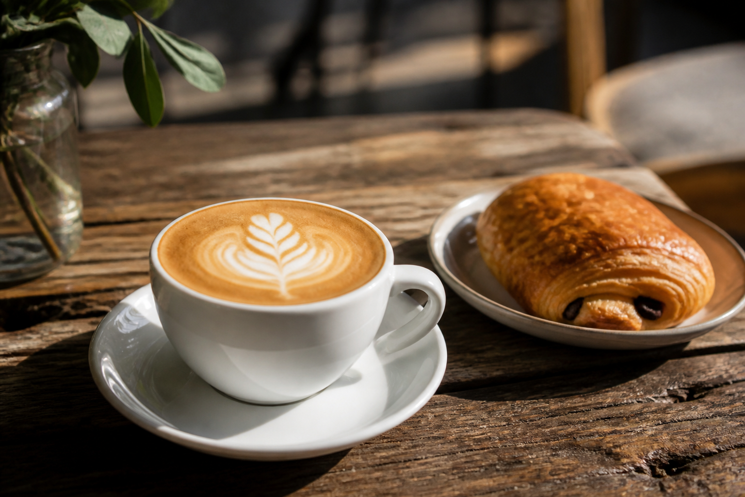 AI-generated image representing a Café in Horsforth — illustrative, not a photograph of Pitta Fan.