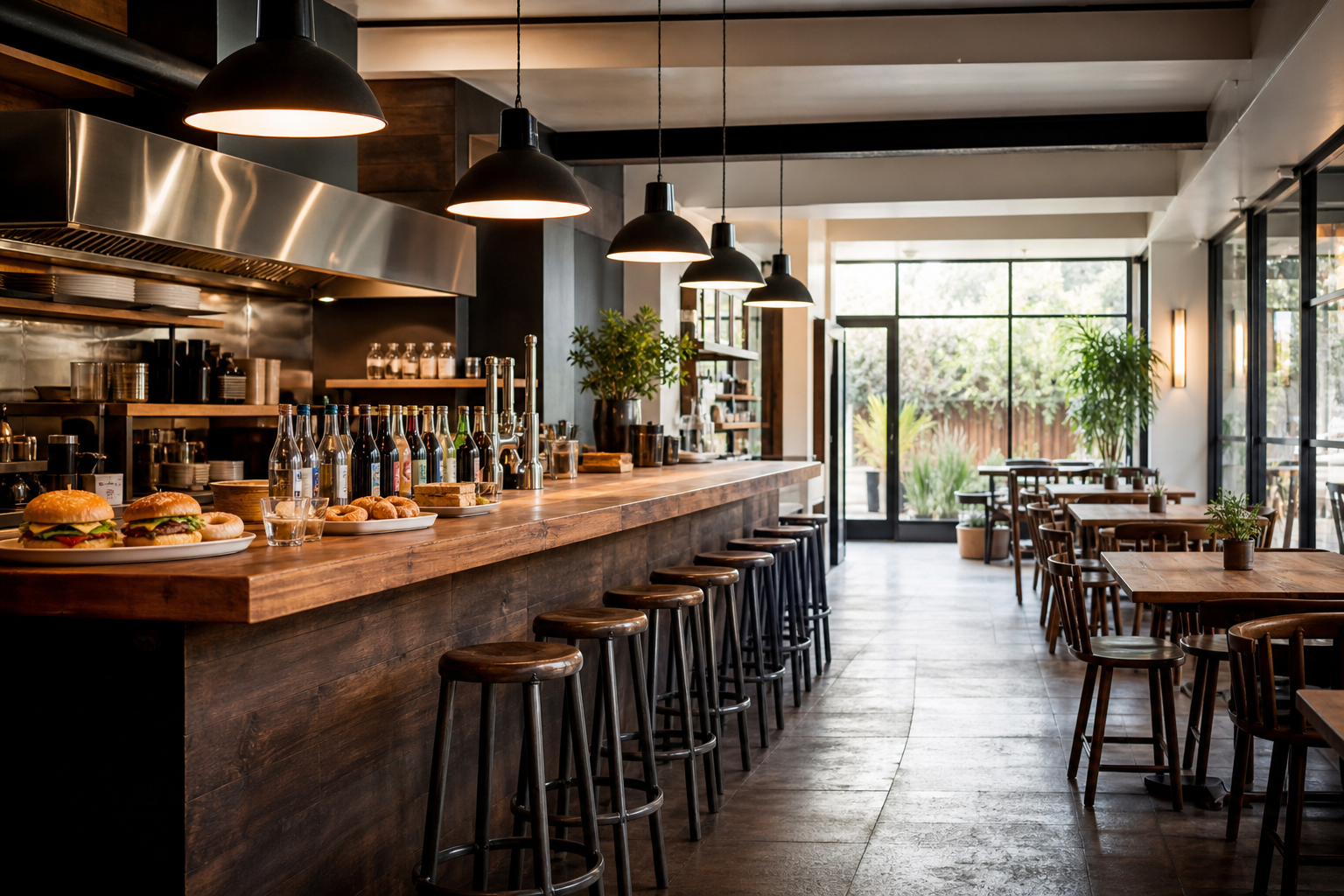 An illustrative AI-generated photograph representing a restaurant in Pudsey. Not a photograph of the business itself.