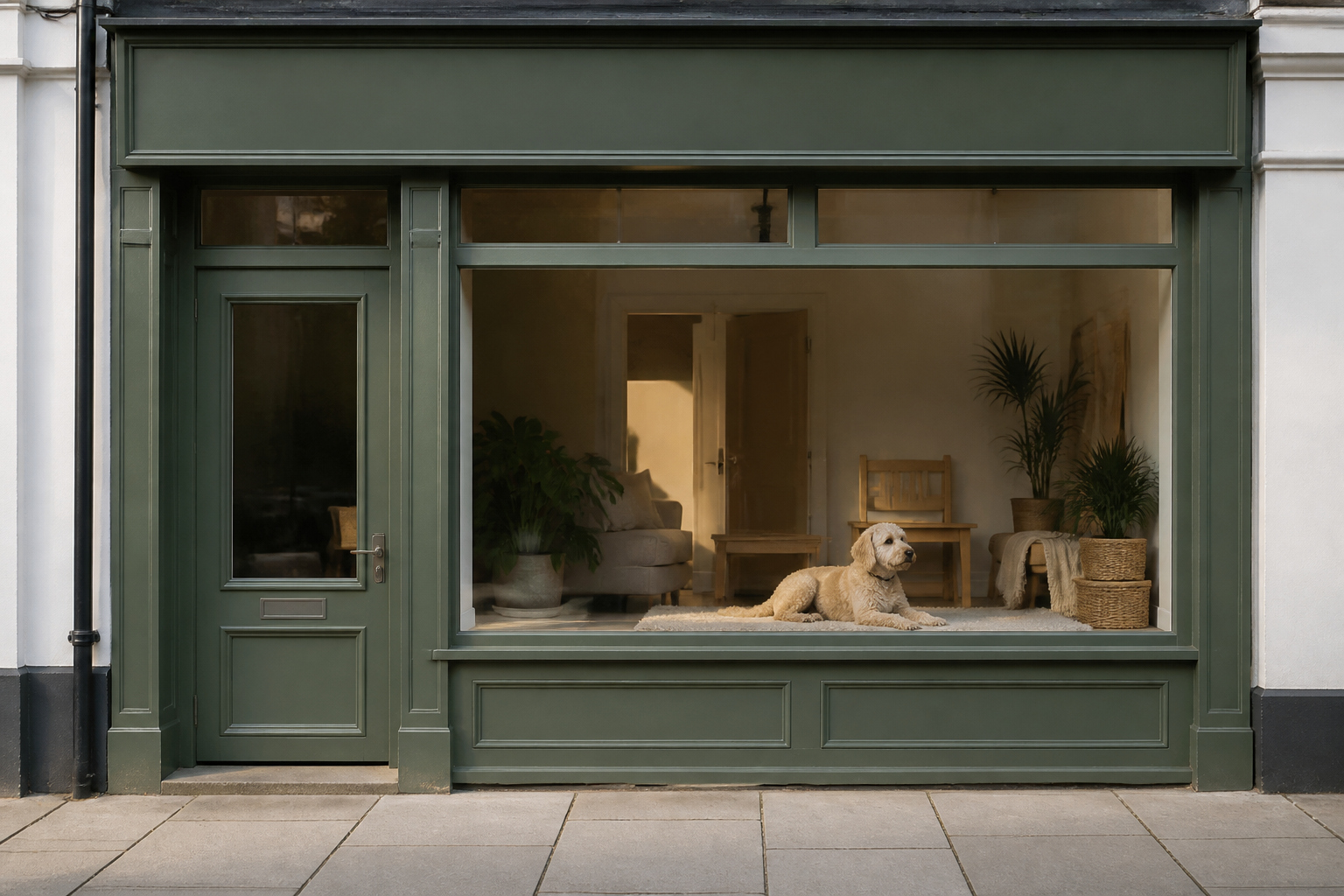 AI-generated image representing a Pet sitter in Horsforth — illustrative, not a photograph of Scruffs Dog Boarding.