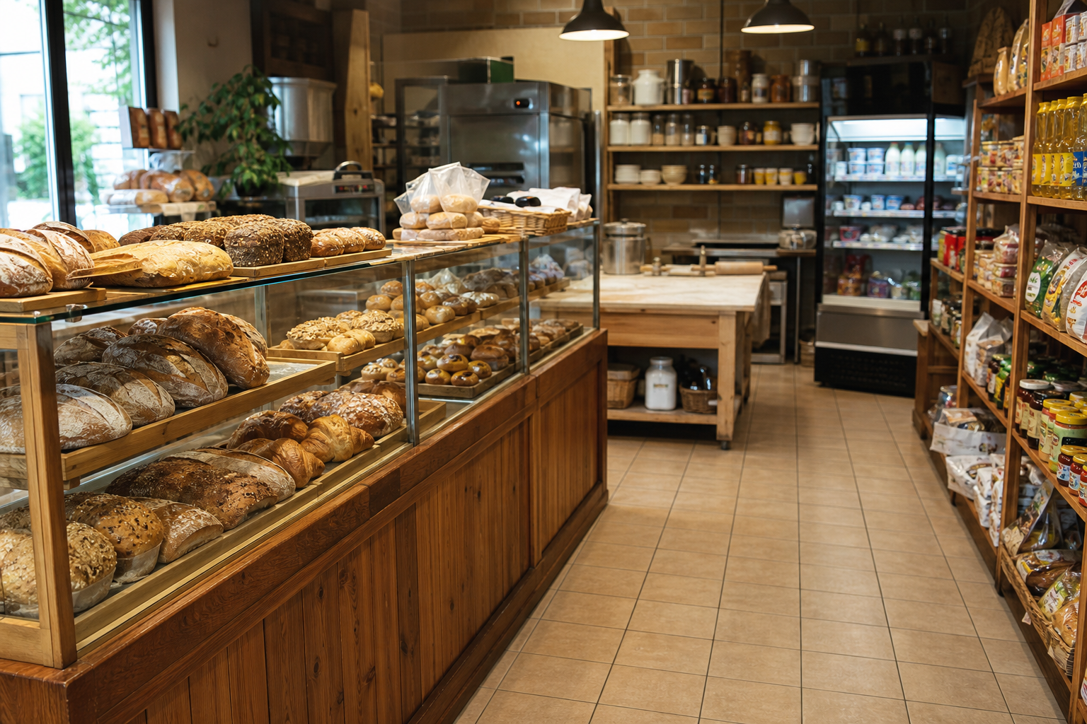An illustrative AI-generated photograph representing a bakery in Pudsey. Not a photograph of the business itself.