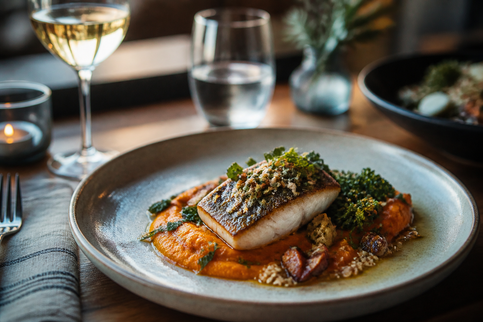 AI-generated image representing a Restaurant in Headingley — illustrative, not a photograph of St Michaels Fisheries.