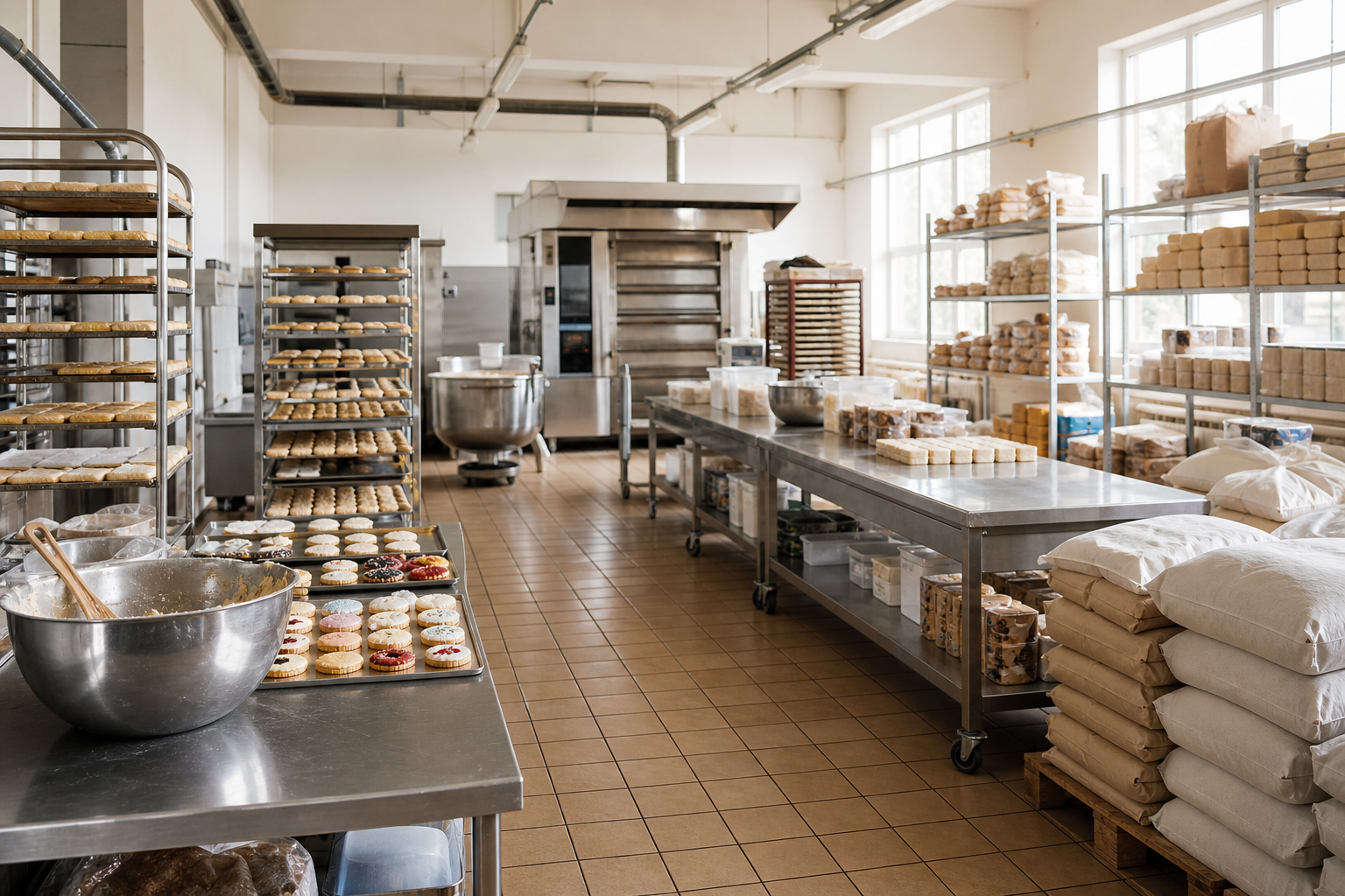 An illustrative AI-generated photograph representing a bakery in Harehills. Not a photograph of the business itself.
