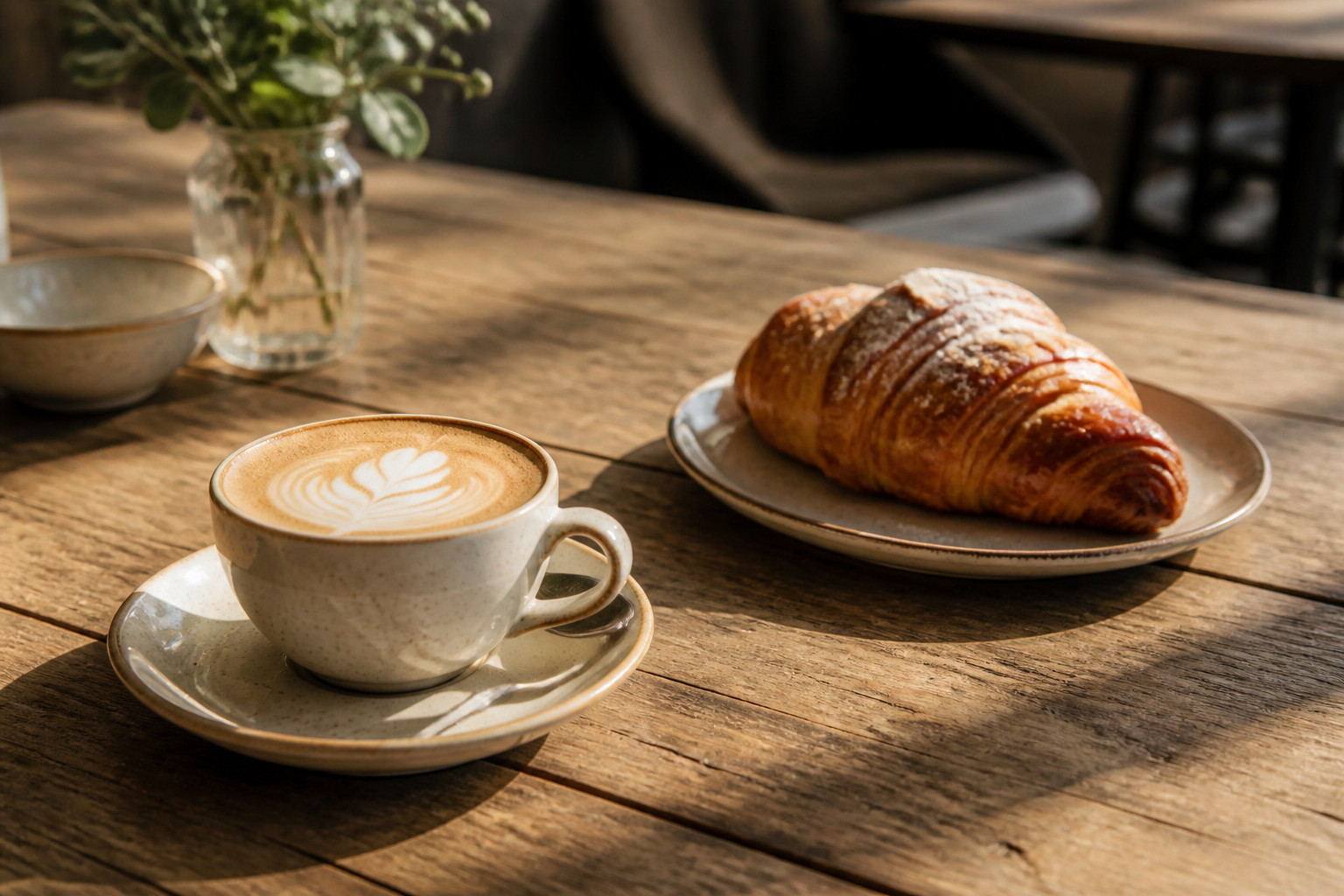 AI-generated image representing a Café in Chapel Allerton — illustrative, not a photograph of The Olive Restaurant.