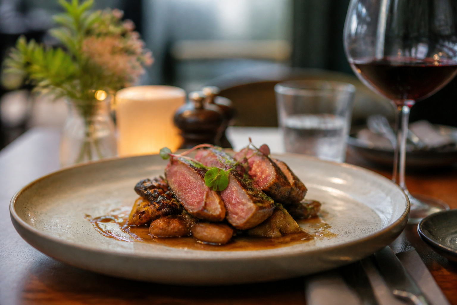 AI-generated image representing a Restaurant in Horsforth — illustrative, not a photograph of The Wing Savant @ The Old Kings Arms.
