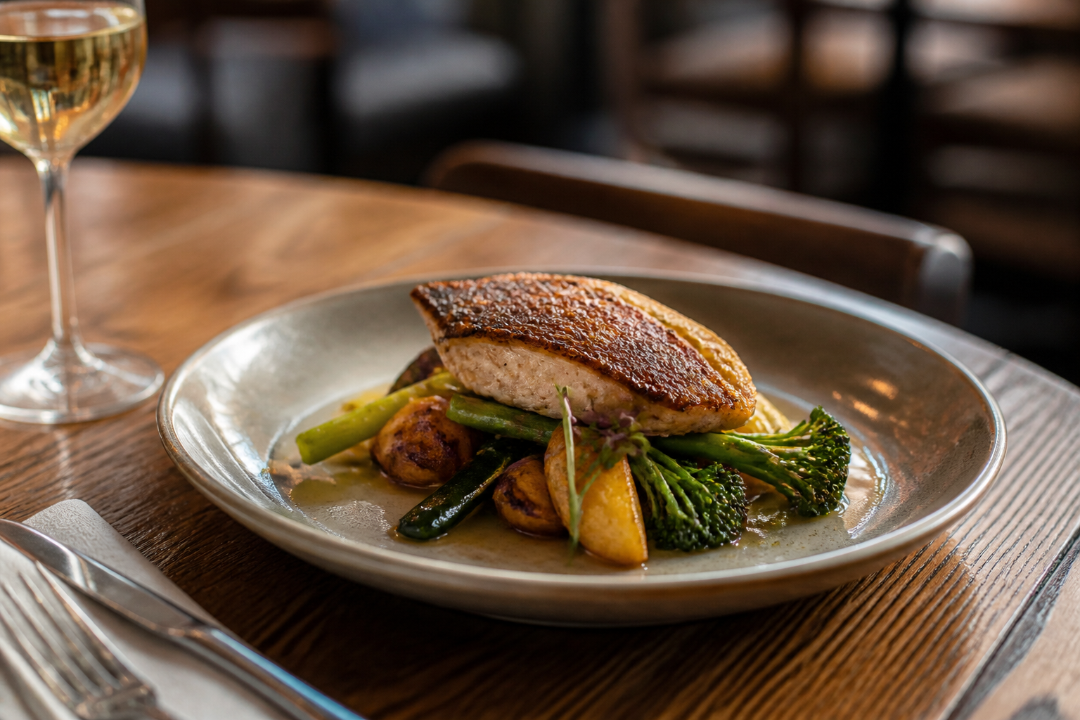 AI-generated image representing a Restaurant in Kirkstall — illustrative, not a photograph of The Yorkshire Roast.
