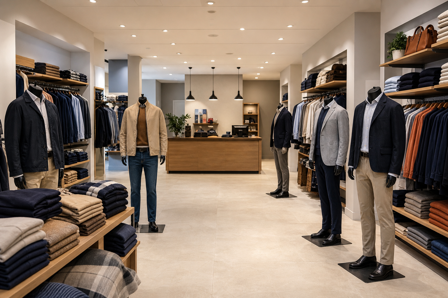 An illustrative AI-generated photograph representing a clothing in Otley. Not a photograph of the business itself.