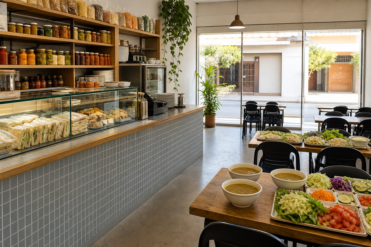 An illustrative AI-generated photograph representing a restaurant in Harehills. Not a photograph of the business itself.