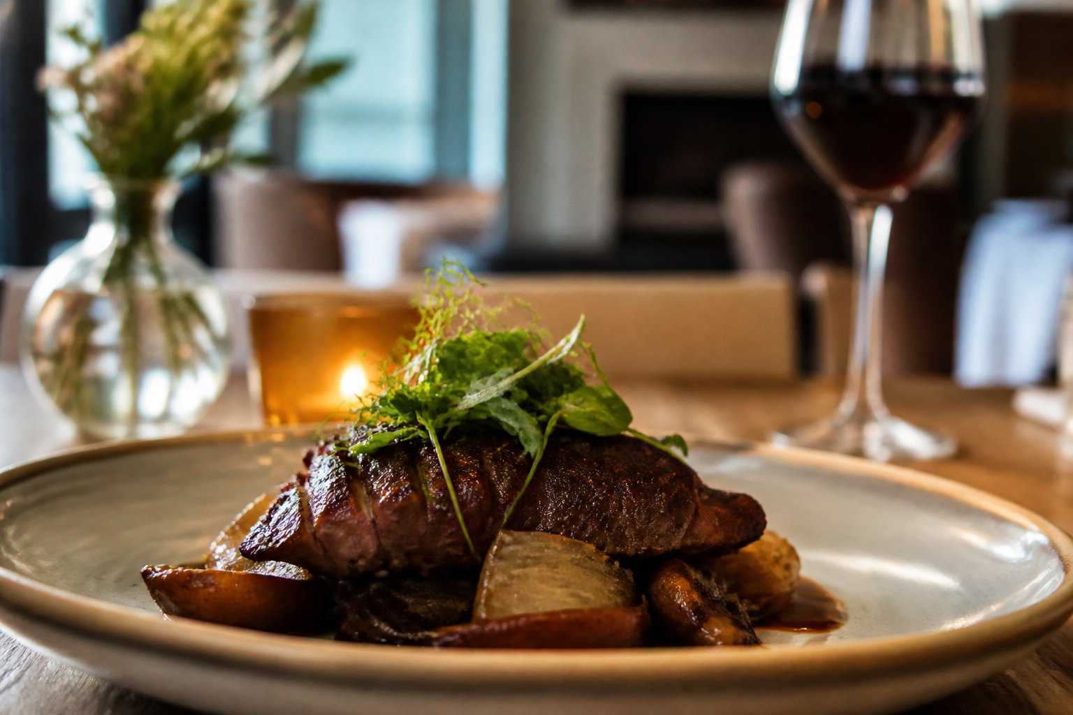 AI-generated image representing a Restaurant in Horsforth — illustrative, not a photograph of Trattoria Il Forno.