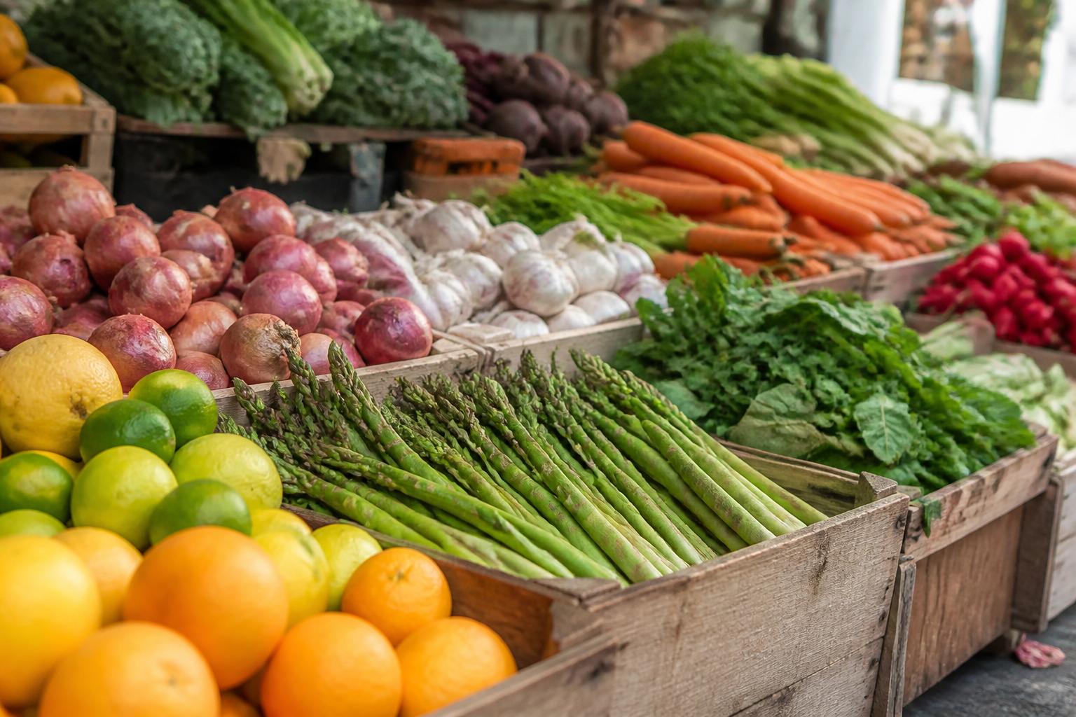 AI-generated image representing a Grocer in Chapel Allerton — illustrative, not a photograph of Vinus Superstore.