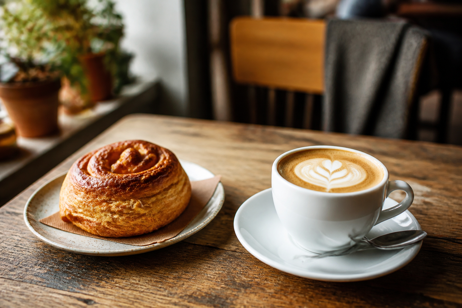 AI-generated image representing a Café in Horsforth — illustrative, not a photograph of Woodlawn Coffee Co.