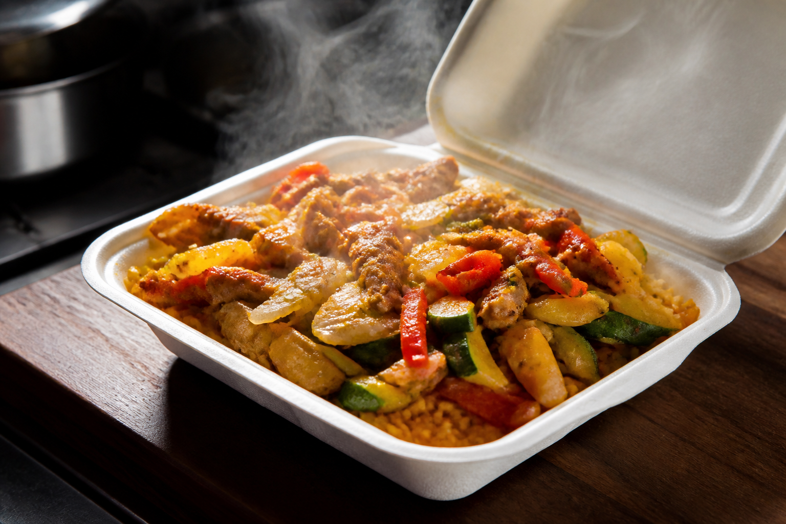AI-generated image representing a Takeaway in Horsforth — illustrative, not a photograph of Woodside Fisheries.